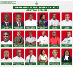 #Election2024: NDC subdues NPP in Central Region, sweeping 18 of 23 seats