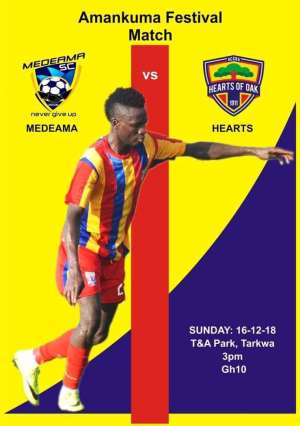 Hearts Confirm Festival Match With Medeama SC