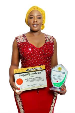 West Africa Nobles Forum Honours Rashida Nasamu