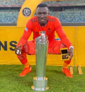 Ghana goalkeeper Richard Ofori happy to lift first major trophy with South African giants Orlando Pirates