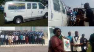 Chief Of Staff Presents Brand New Bus To Cadet Corps