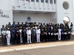 52 Students For Junior Staff Course 70 Graduates From Ghana Armed Forces Command And Staff College