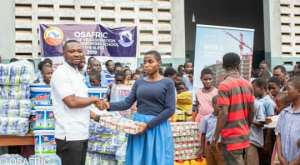 Akropong School For The Blind Receives Donations From OSAFRIC