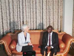 IMF Boss In Ghana For A Two Day Visit