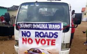 Ekumfi Immuna: Residents Boycott District Assembly Elections Over Poor Roads