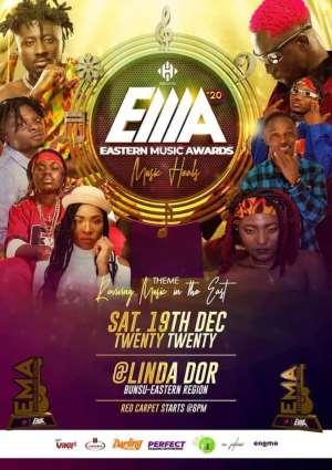 Amerado, Bosom P Yung, AK Songstress others to perform at Eastern Music Awards