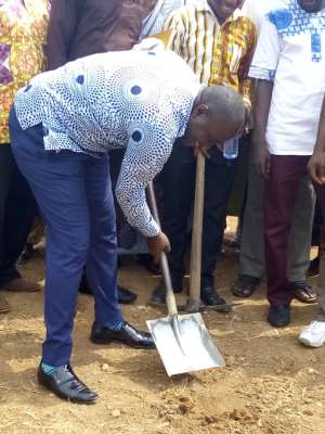 Asene Manso Akroso DCE Cut-Sod for Construction of 12-Unit Classroom Block for Two Communities