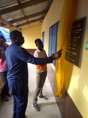 Bantama Residents Hand Over A Renovated Government Clinic to Asene Manso Akroso DCE