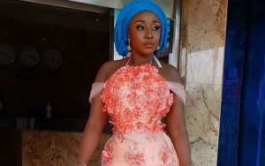 Actress, Ini Edo Stuns in Lovely Apparel for Traditional Marriage
