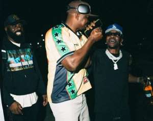 Stonebwoy’s Former Manager Blakk Cedi supports Shatta Wale at Iconic Jamaican Concert