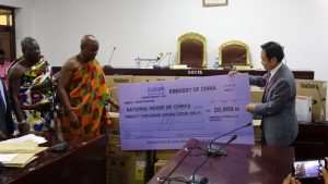 National House Of Chiefs Receive Ghc20,000, Computers Donation From Chinese Embassy