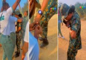 Female soldier arrested for accepting marriage proposal on duty