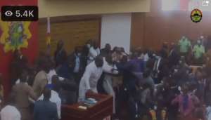 Blows in parliament as JoeWise attempts to vote again during voting on E-levy bill
