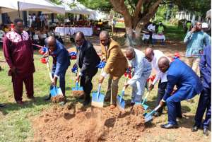 UPSA Cuts Sod For Projects