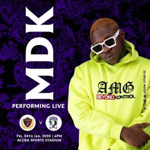 GHPL: Medikal To Perform At Legon Cities FC Clash With Bechem United