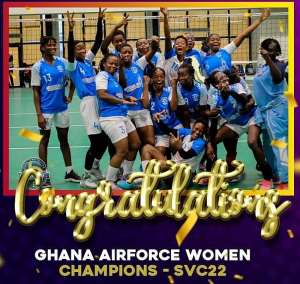 Ghana Police and Ghana Air Force win top prizes at Super Volleyball Championship 2022