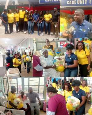 Tears of Joy at Komfo Anokye as MTN Ghana surprises Christmas day babies with loaded hampers