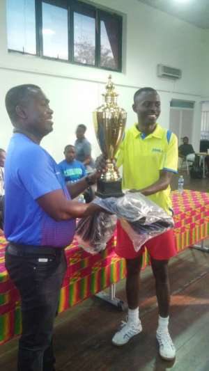 Abrefa Wins To Prove His Status As Best Table Tennis Player In Ghana