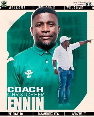 CONFIRMED: Christopher Ennin replaces Nurudeen Amadu as FC Samartex new head coach