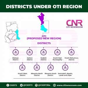 Proposed Oti Region Gets 99 Endorsement