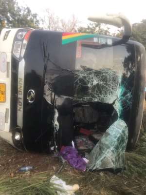 Fatal accident claims three lives, 23 others injured on Cape Coast-Accra highway
