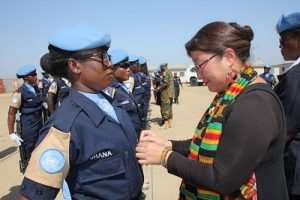 Ghana Formed Police Unit Officers For Service In South Sudan Honoured
