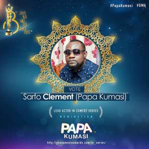 Ghana Movie Awards 18: Papa Kumasi Gets Nomination