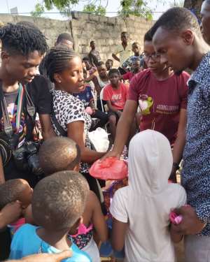 AHSA Life Donates To Street Children In Accra