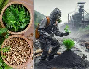 Illegal Mining “Galamsey” Pollutants: Taking Control With The Power of Plants Especially Coriander or Cilantro