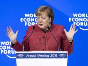 Davos: Merkel Want Reforms to IMF, World Bank to Restore Financial System Confidence