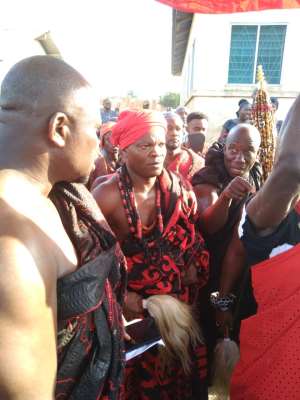 Fodome: Paramount Chief swears in new Awafia after 25years of vacancy