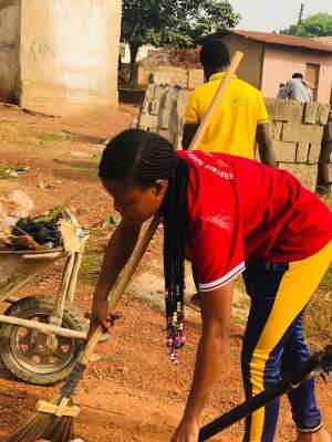 AR: Youth group holds clean up exercise in Foase