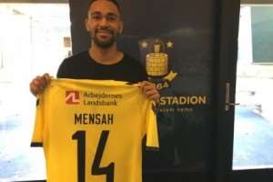 Danish giants Brndby announce signing of Danish-born Ghanaian striker Kevin Mensah on three-year deal