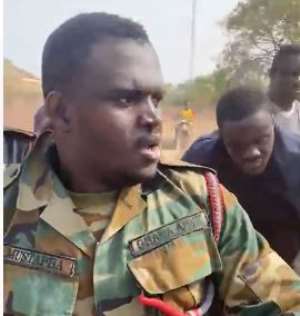 VIDEO: Soldier, 4 others arrested for armed robbery in Tamale