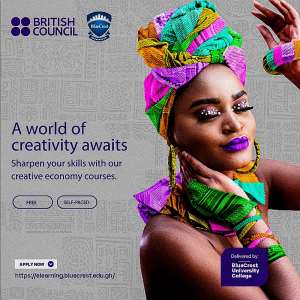 British Council Ghana, BlueCrest University to launch SoCreative Africa Learning Programme
