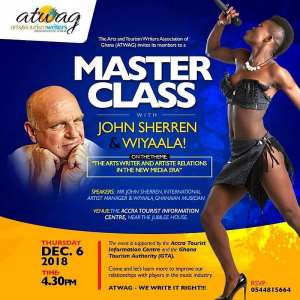 ATWAG to engage Wiyaala, Manager in master class