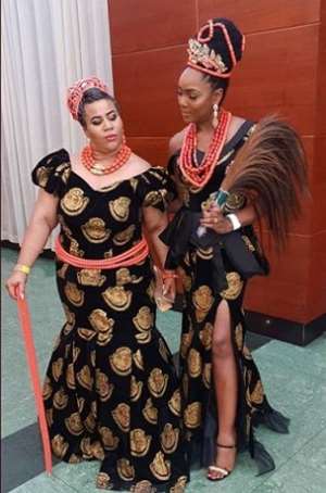 Chioma Akpotha Twins with Chioma Omeruah