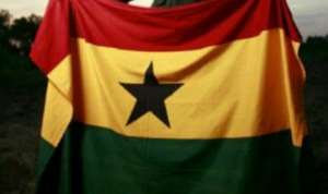 The prestigious Ghana flag, a country with a difference.