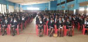 Enchi College of Education Holds Matriculation for 350 Students