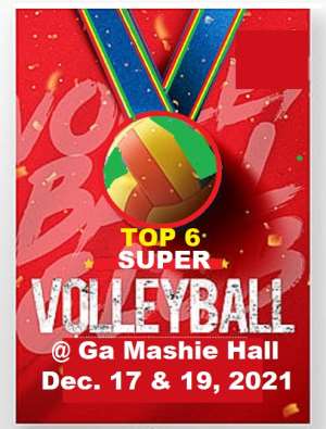 Top Volleyball Clubs to compete in Super Volleyball Championship at Ga Mashie Hall