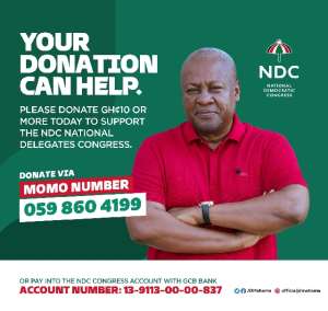 Mahama seeks GHS10 each from 500,000 Ghanaians to support NDC Congress