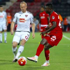 Defender Samuel Inkoom scores twice in Antalyaspors training match