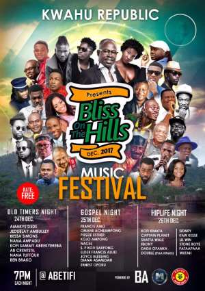 Kwahu ReadY For 2017 'Bliss On The Hills' Music Festival