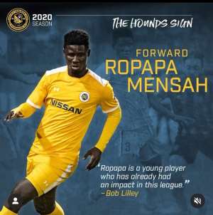 OFFICIAL: Ropapa Mensah Seals Move To USL Side Pittsburgh Riverhounds SC
