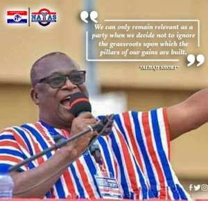 Alhaji Short Congratulates NPP For A Successful Polliing Station And Electoral Area Elections