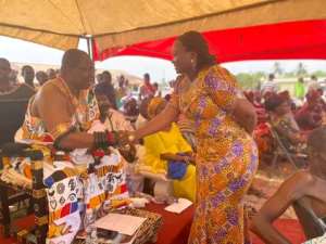 Regional Minister lauds Gomoa Ekwamkrom community for initiating self-help projects