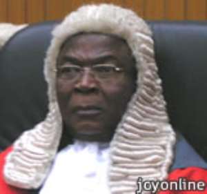 Chief Justice Acquah goes home