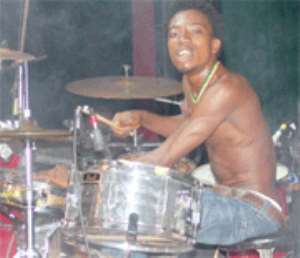 On Drums... Paa Kow!