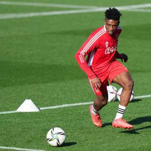 Mohammed Kudus trains with Ajax teammates in Portugal after making Ghanas 2021 Afcon squad