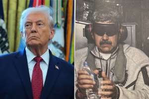 Donald Trump and Nicolas Maduro